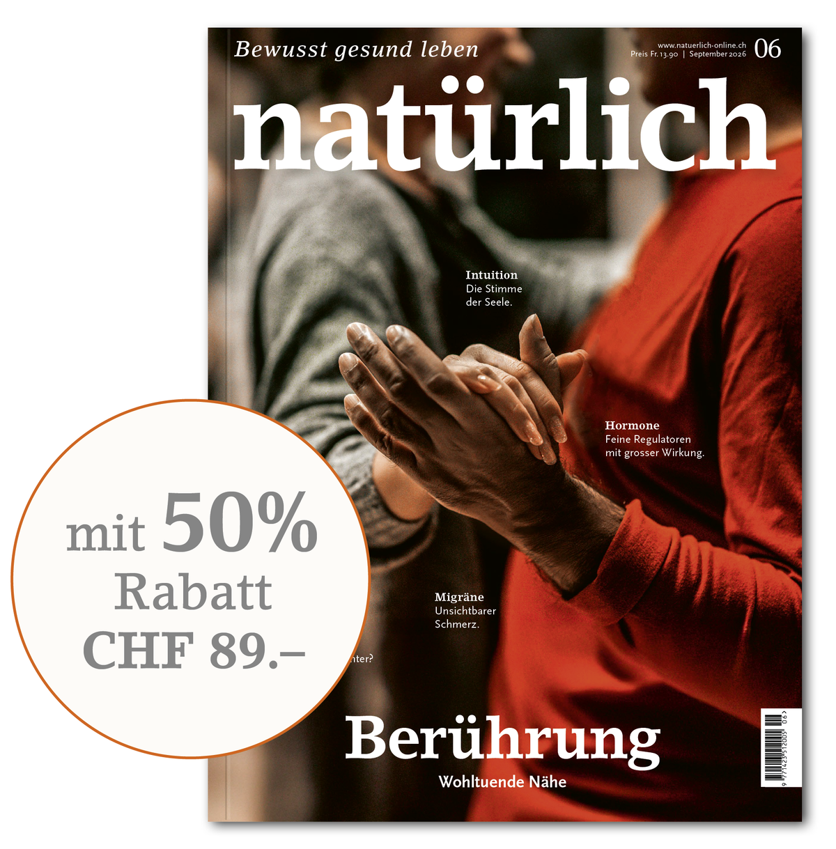 Natürlich Abonnement 50% Rabatt