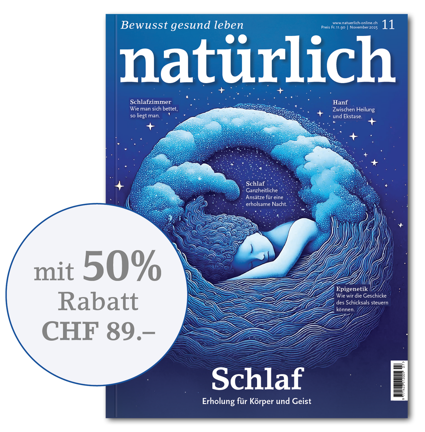 Natürlich Abonnement 50% Rabatt