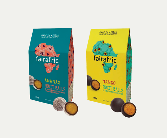 Bio-Schoggi Fruitballs von fairafric