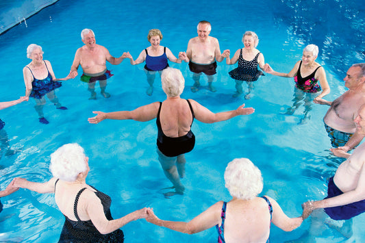 Muskelkraft durch Wasserkraft