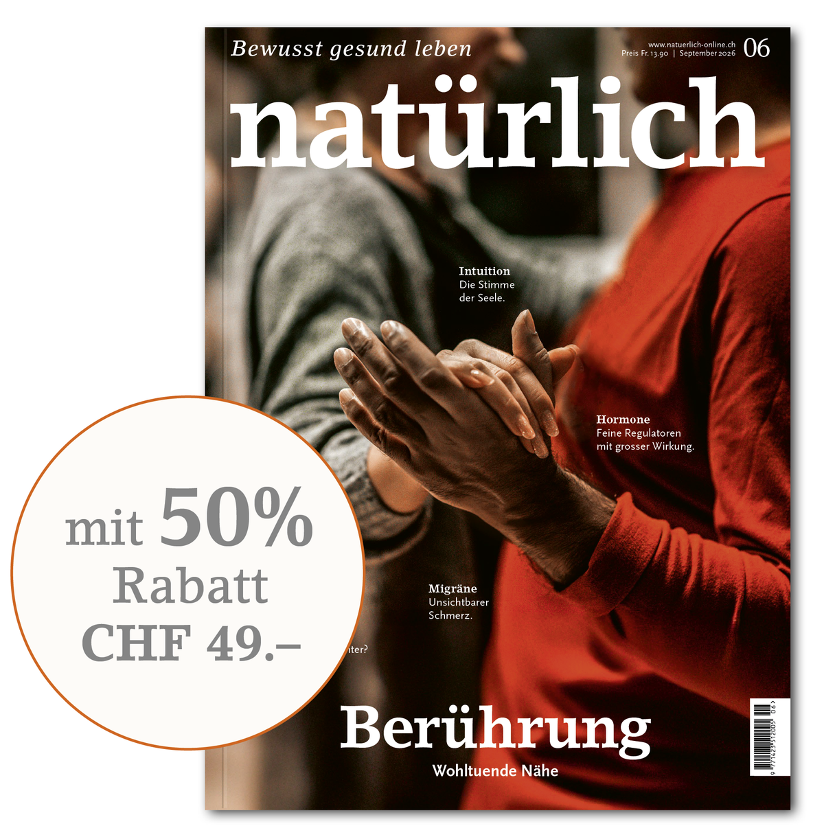 Natürlich Abonnement 50% Rabatt